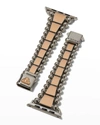 Lagos Smart Caviar Two-tone Stainless Steel And 18k Rose Gold Apple Watch Bracelet, 42mm-49mm In Two Tone