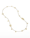 MARCO BICEGO 18K JAIPUR YELLOW GOLD LONG CHARM NECKLACE,PROD245610421