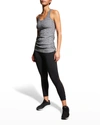 Beyond Yoga Maternity Racerback Tank Top In Black White