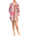 Everyday Ritual Rick Patchwork Sleepshirt In English Garden Bl