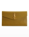 SAINT LAURENT UPTOWN MEDIUM YSL MONOGRAM GRAIN DE POUDRE POUCH BAG,PROD234870185