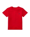 Polo Ralph Lauren Logo Cotton Jersey T-shirt In Red