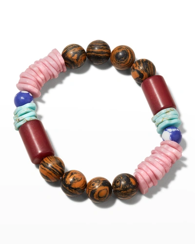 Lele Sadoughi Phoenix Stretch Bracelet In Multi