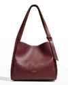 Kate Spade Knott Pebbled Leather Large Shoulder Bag In Grenache