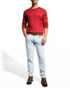 Brunello Cucinelli Fine-knit Cotton Jumper In Cd552 Tomato
