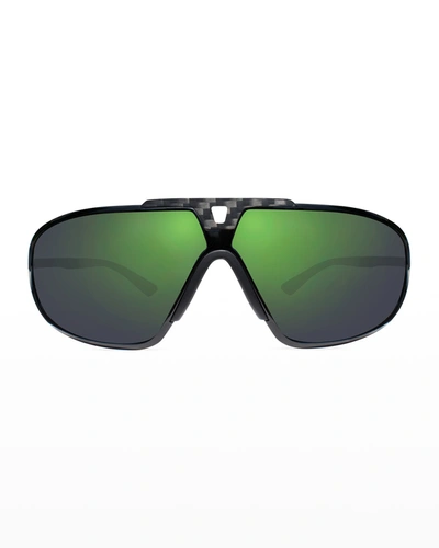 Revo Men's Freestyle Photo Wrap Sunglasses In Black