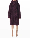 BURBERRY MONTGOMERY FAUX FUR COAT W/ EAR APPLIQU&EACUTE;S,PROD245490023