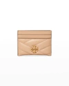 TORY BURCH KIRA QUILTED LEATHER CARD CASE,PROD245610150