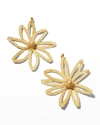 Cult Gaia Reyes Earrings In Brushed Silver