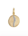 MARCO BICEGO 18K JAIPUR SMALL PENDANT WITH DIAMOND PAVE ACCENT,PROD245610434
