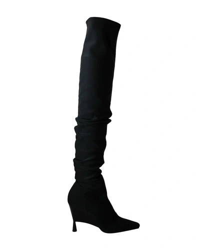 Gia/rhw Rosie Stretch Over-the-knee Boots In Black