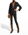 Theory Precision Ponte Boyfriend Blazer In Black