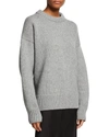 The Row Ophelia Wool-cashmere Sweater In Dark Navy