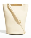 Khaite Etta Leather Crossbody Bag In 103 Cream
