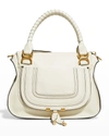 Chloé Marcie Medium Satchel Bag In White