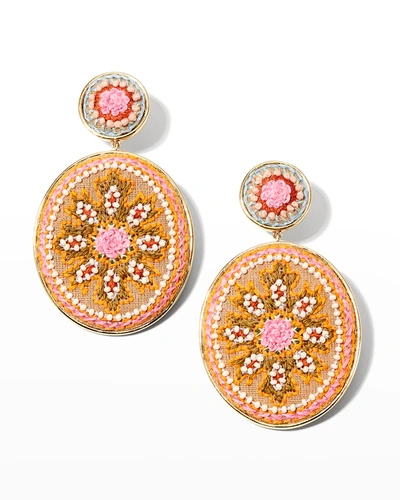 Mignonne Gavigan Hollis Earrings, Pink In Multi