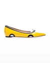 Kate Spade Gogo Taxi Cab Ballet Flats In High Noon Multi