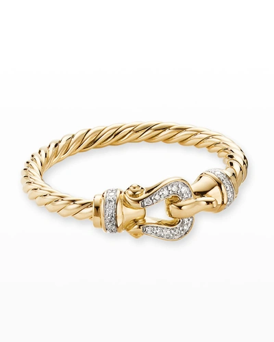 David Yurman Women's Cable Collectibles 18k Yellow Gold & Diamond Ring