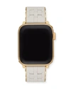 Michele Five-link Silicone-wrapped Bracelet Band For Apple Watch, Wheat In Wheat