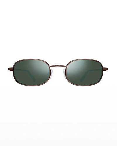 Revo Men's Cobra Polarized Antique Bronze Sunglasses