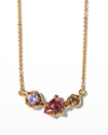 Alexis Bittar Asterales Cluster Necklace In Pink