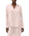 Michael Stars Gauze Button-down Top In Besso