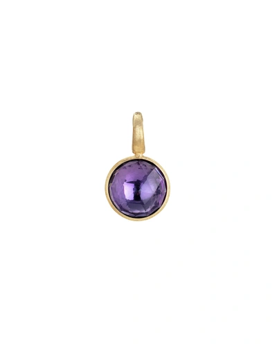 Marco Bicego 18k Jaipur Yellow Gold Small Amethyst Pendant In Purple