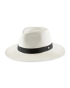 Helen Kaminski Vitoria Woven Fedora Hat In Chalkmidnight