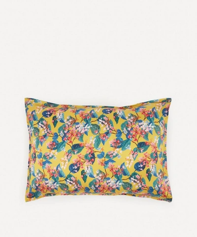 Coco & Wolf Osterley Mustard Silk Pillowcase Set Of Two