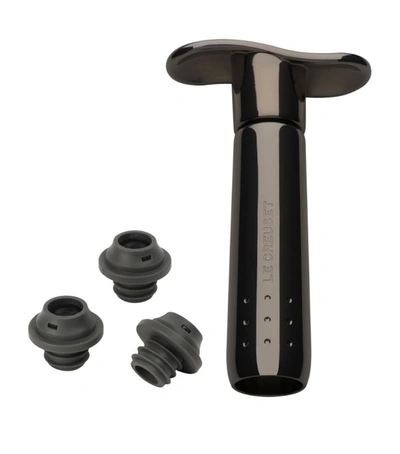 Le Creuset Wine Pump And Stoppers In Multi