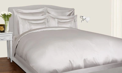 Gingerlily Silk Boudoir Pillowcase (30cm X 40cm) In Silver
