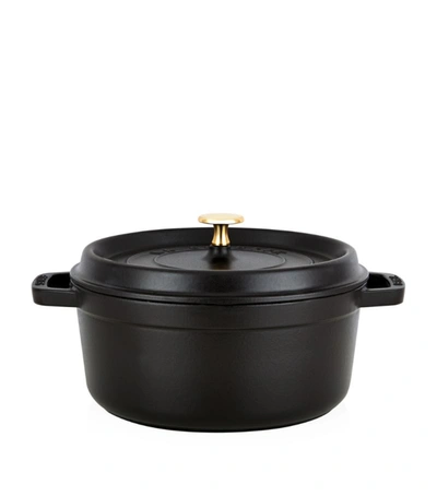 Staub Black Round Casserole Dish (24cm)