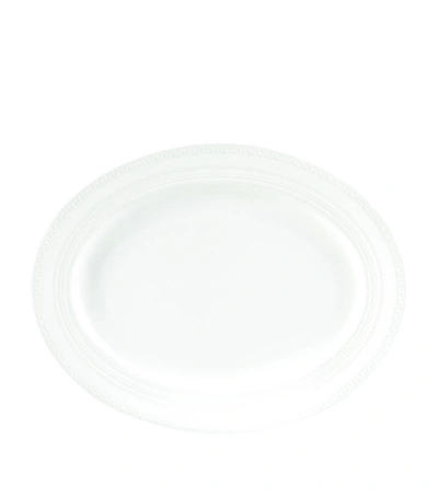 Wedgwood Intaglio Oval Platter (35cm) In White