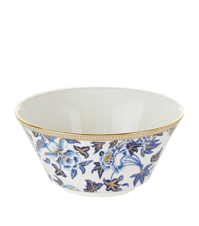 Wedgwood Hibiscus Floral Cereal Bowl In Blue