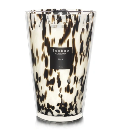 Baobab Collection Black Pearls Maxi Candle (35cm)