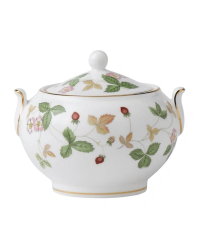 Wedgwood Wedgewood Wild Strawberry Sugar Bowl In Multi