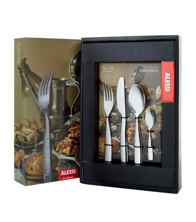 Alessi Dressed 24-piece Cutlery Set In Multi