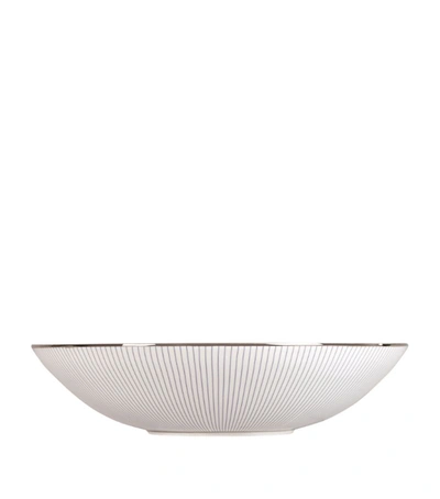 Wedgwood Pin Stripe Cereal Bowl (18cm) In White