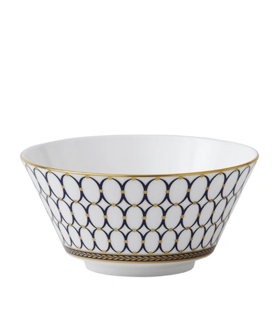 Wedgwood Renaissance Gold Bowl In Blue