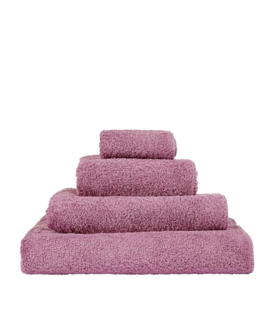 Abyss & Habidecor Superpile Hand Towel (55cm X 100cm) In Purple