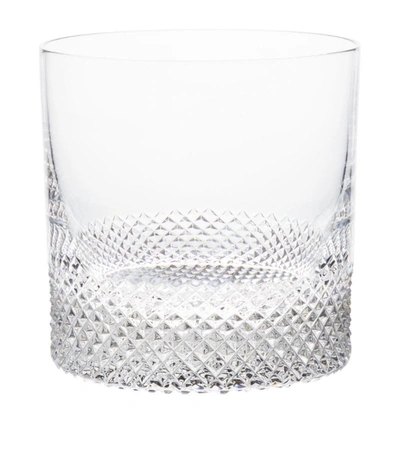 Richard Brendon Diamond Double Old Fashioned Tumbler In Clear