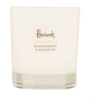 HARRODS BLACKCURRANT AND WILD PLUM CANDLE (230G),14800721
