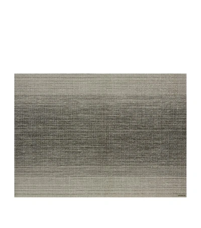 Chilewich Ombré Rectangular Placemat (36cm X 48cm) In Silver