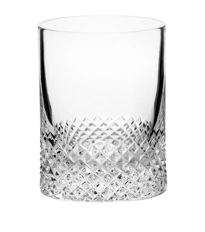 Richard Brendon Set Of 2 Diamond Shot Glasses (75ml) In Clear