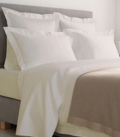 Harrods Of London Brompton Single Duvet Cover Set (135cm X 200cm) In Ivory