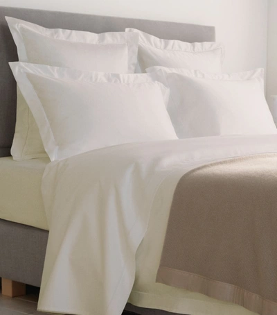 Harrods Of London Brompton King Fitted Sheet (150cm X 200cm) In Ivory