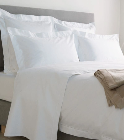 Harrods Of London Cadogan King Fitted Sheet (150cm X 200cm) In White