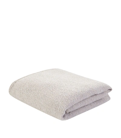 Peter Reed Cashmere Throw (135cm X 190cm) In Grey