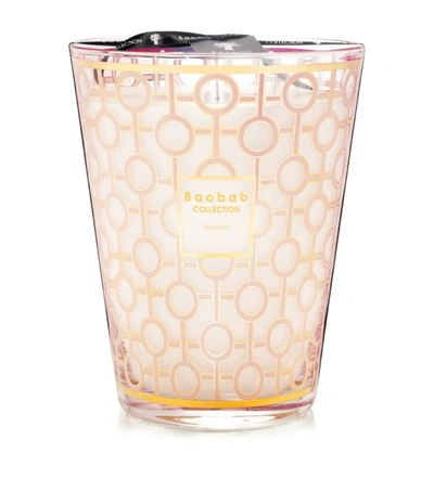 Baobab Collection Women Candle (24cm) In Pink