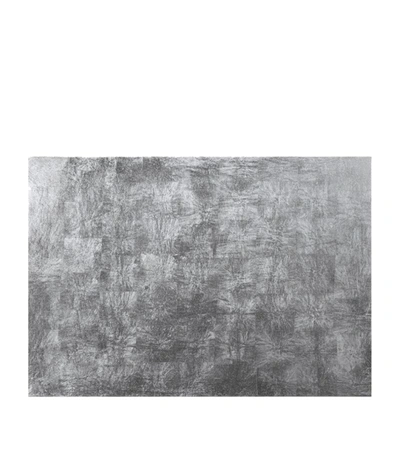 Posh Trading Company Silver Leaf Grand Placemat